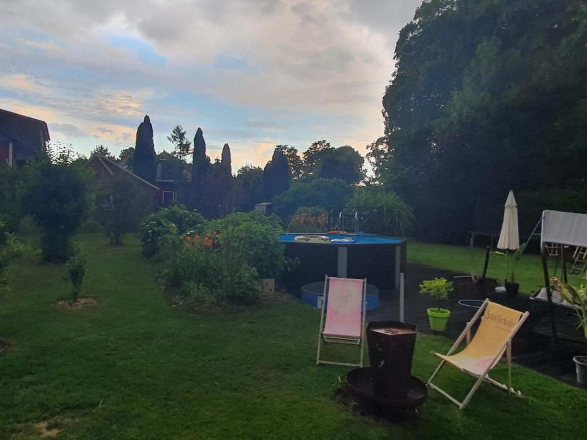 Ferienwohnung Anni's Waldblick Burgstadt Exterior foto