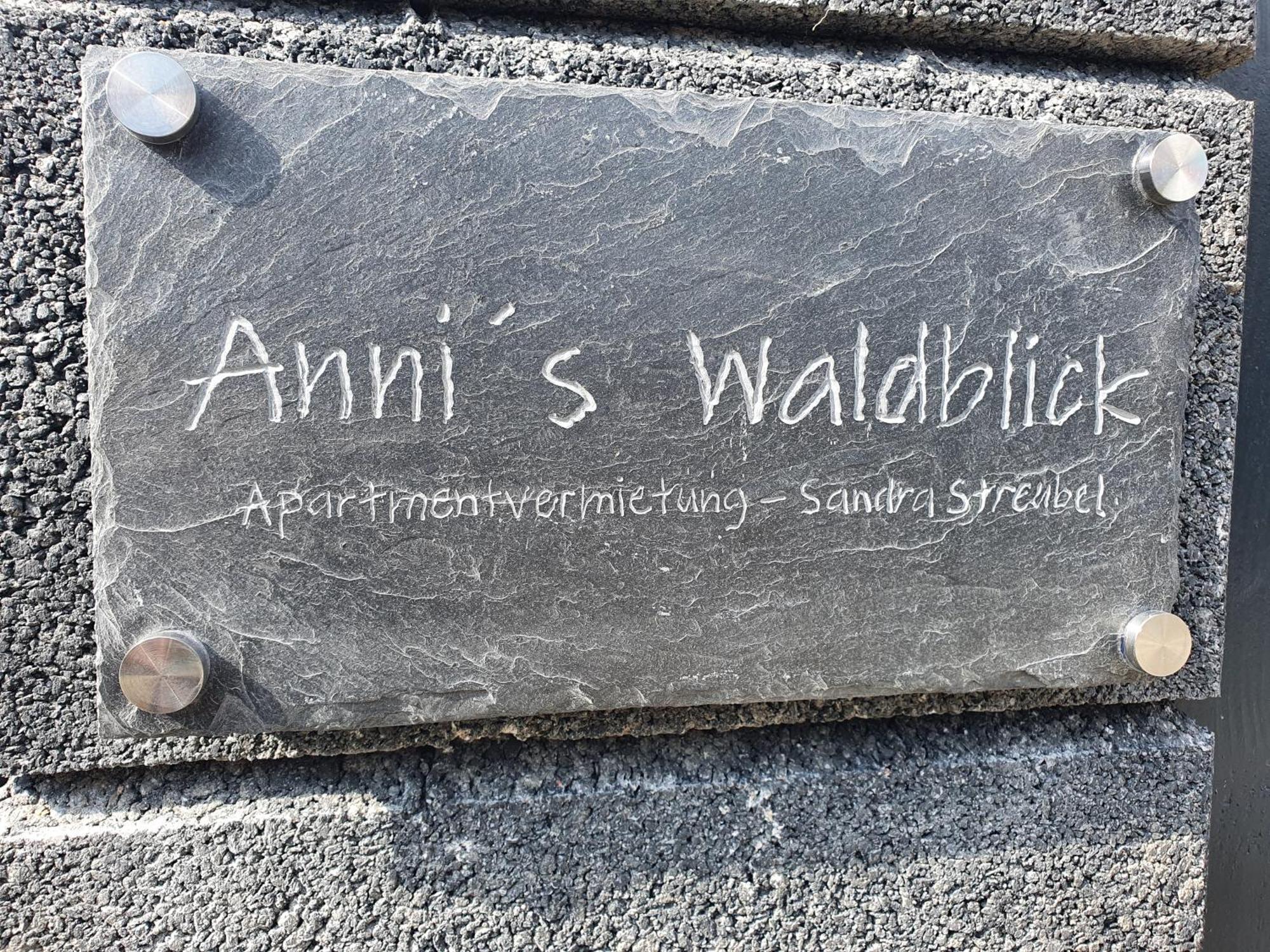 Ferienwohnung Anni's Waldblick Burgstadt Exterior foto